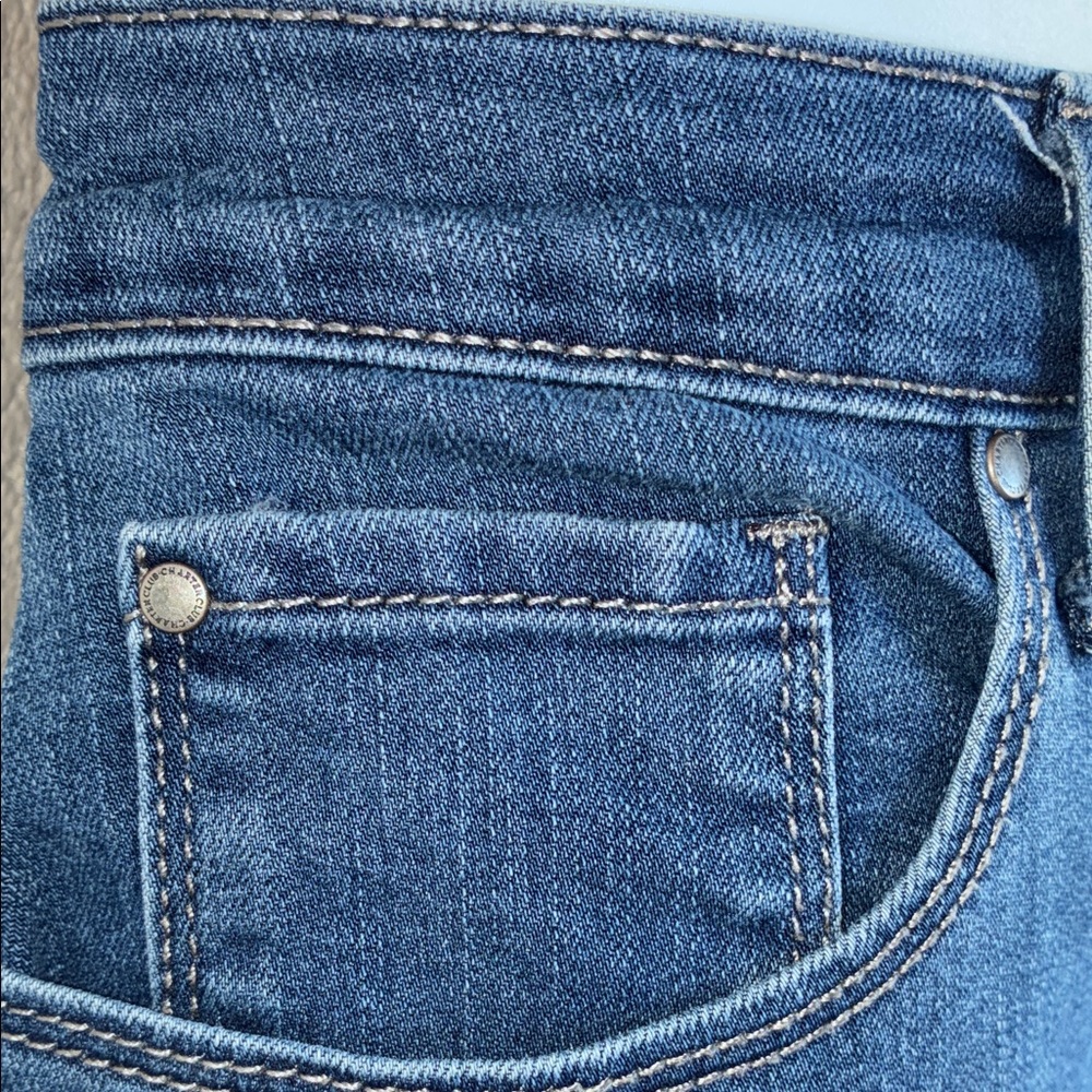 CHARTER CLUB Jeans Lexington Straight Leg High-Rise Women's Medium Wash. 10 - Picture 7 of 17